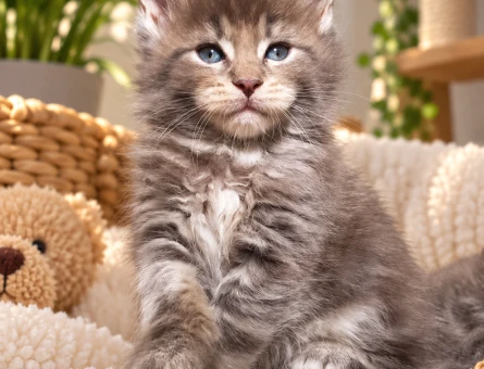 Göz Alıcı Güzellikte Maine Coon - 7932
