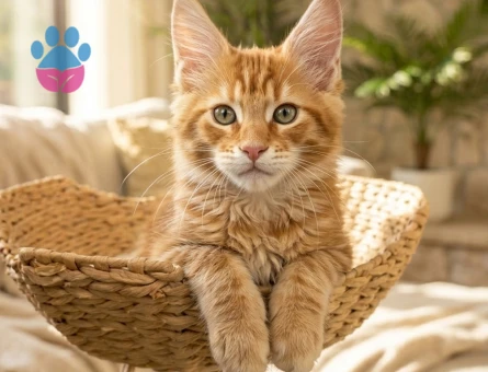 Sevimli Bakışlarıyla Maine Coon Yavrumuz - 7942