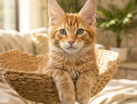 Sevimli Bakışlarıyla Maine Coon Yavrumuz - 7942