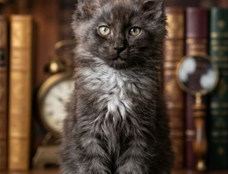 Pamuk Gibi Maine Coon Yavrusu - 7949