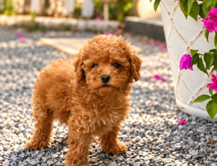 Red Brown Toy Poodle Yavru Sahiplendirme - 7950