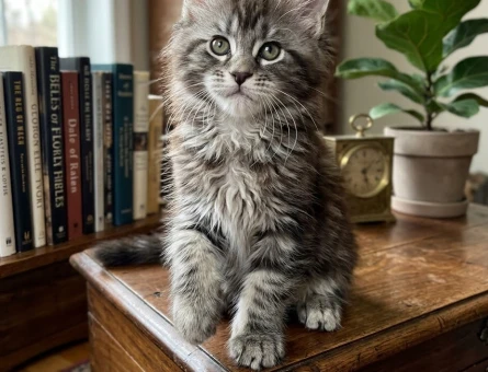 Dikkat Çekici Maine Coon Yavrusu - 7955