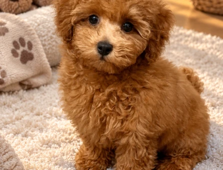 Aile Yaşamına Uyumlu Toy Poodle Yavru - 7972