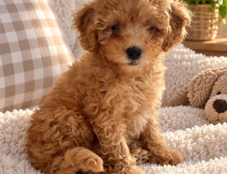 Minik Kıvırcık Toy Poodle Yavru Sahiplendirme - 7980