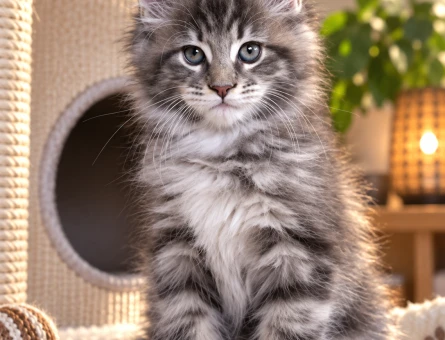 Muhteşem Görünümüyle Maine Coon Yavrumuz - 7985