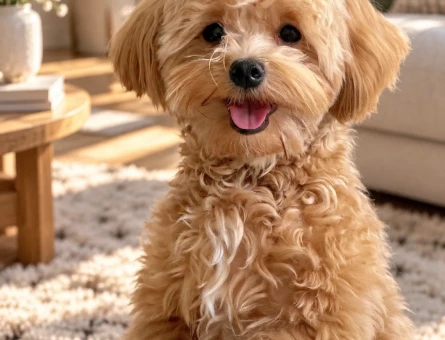 Minik Kahverengi Toy Poodle Yavru Sahiplendirme - 8000