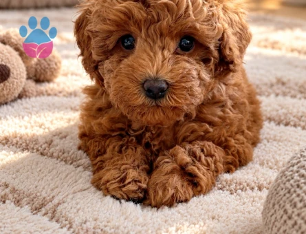 Red Toy Poodle Yavrumuza Sıcak Bir Yuva - 8004 - Görsel 2
