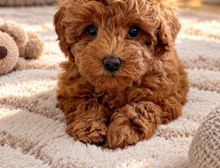 Red Toy Poodle Yavrumuza Sıcak Bir Yuva - 8004