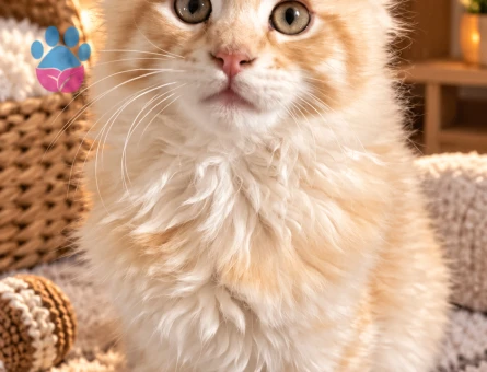 Masum Bakışlı Maine Coon Yavru - 8019