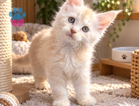 Masum Bakışlı Maine Coon Yavru - 8019 - Görsel 3
