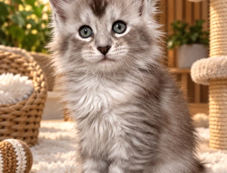 Güzelliği Fotoğraflara Sığmayan Maine Coon - 8023