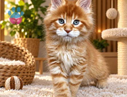 Maine Coon Yavrumuza Ömürlük Yuva Arıyoruz - 8024