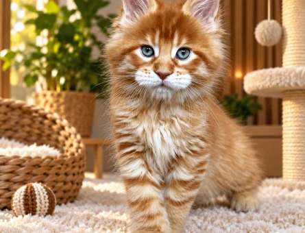 Maine Coon Yavrumuza Ömürlük Yuva Arıyoruz - 8024