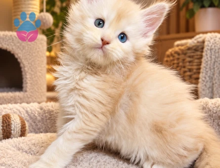 Gösterişli ve Sevimli Maine Coon Yavru - 8027