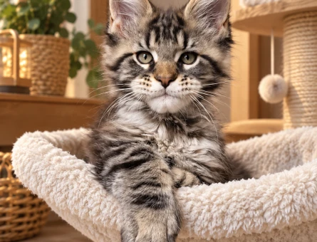 Yeni Ailesini Bekleyen Sevimli Maine Coon - 8031
