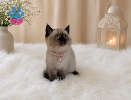 Özel Renk Çikolata Point British Shorthair