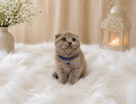 Scottish Fold Lilac Erkek 2 Aylık - 4512