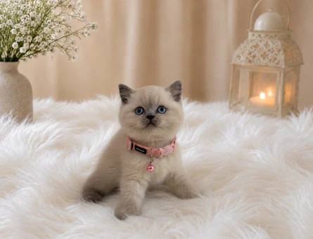 Blue Point Dişi British Shorthair Yavru Kedi İstanbul - 4526