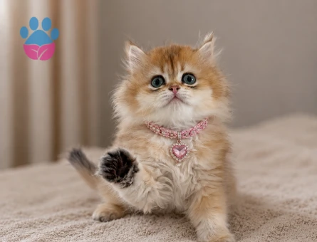 British Longhair Harika Renk Golden Dişi Yavrumuz