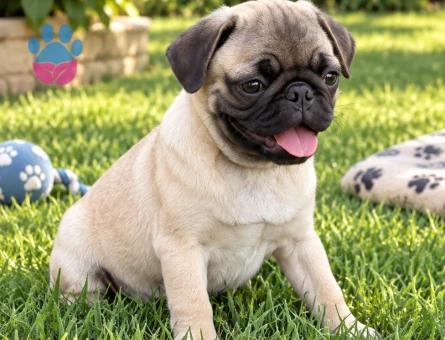 Sevimli ve Oyuncu Yavru Pug - 8147