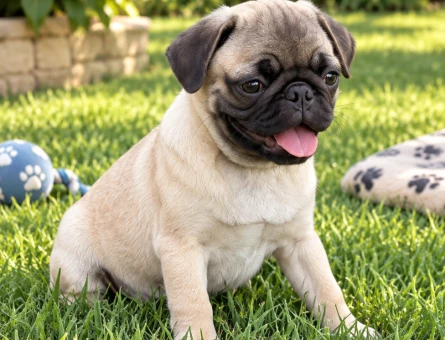 Sevimli ve Oyuncu Yavru Pug - 8147