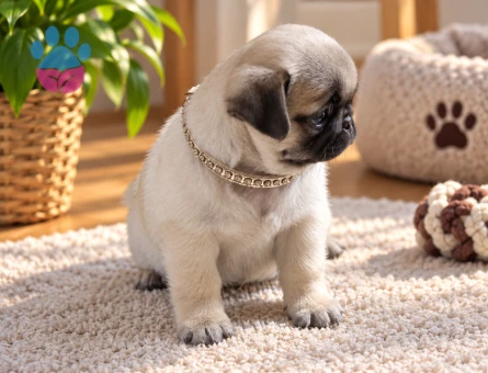 Tatlı Bakışlı Pug Yavrusu - 8150