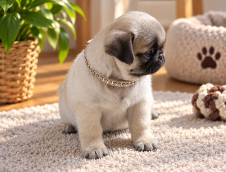 Tatlı Bakışlı Pug Yavrusu - 8150