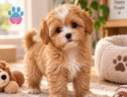 Cream Maltipoo Yavru – Tatlı ve Sosyal Karakter - 8210 - Görsel 3