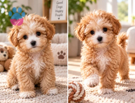 Apricot Maltipoo Yavru – Oyuncu Minik Dost - 8211 - Görsel 3