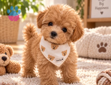 Minik Maltipoo Yavru – Yeni Yuvasını Bekliyor - 8212 - Görsel 3