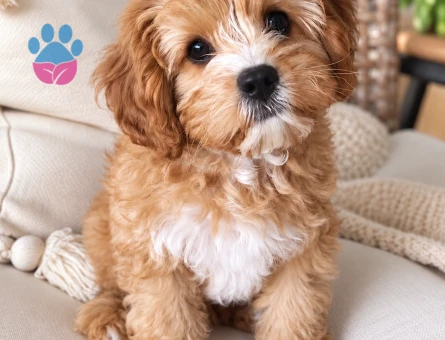 Maltipoo Yavru Sevimli Minik Pati - 8247 - Görsel 3