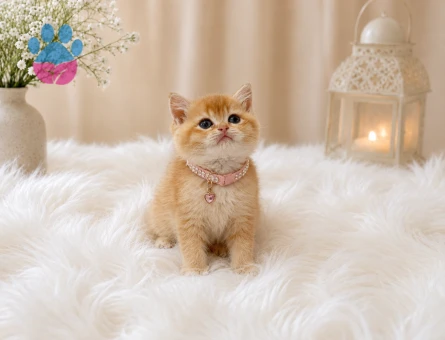 Minnoş Güzelliğimiz British Shorthair Golden Dişi - 4555