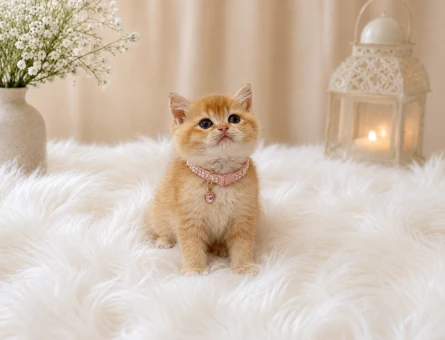 Minnoş Güzelliğimiz British Shorthair Golden Dişi - 4555