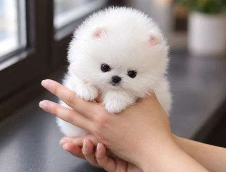 Bembeyaz Pomeranian Boo Yavrumuz Yeni Yuvasını Arıyor - 8297