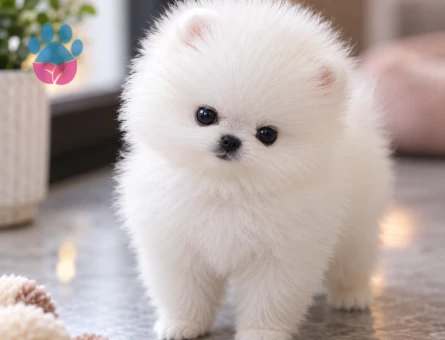 Bembeyaz Pomeranian Boo Yavrumuz Yeni Yuvasını Arıyor - 8297 - Görsel 3