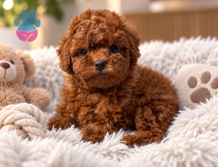 Red Toy Poodle Yavrumuz Yeni Yuvasını Arıyor - 8315