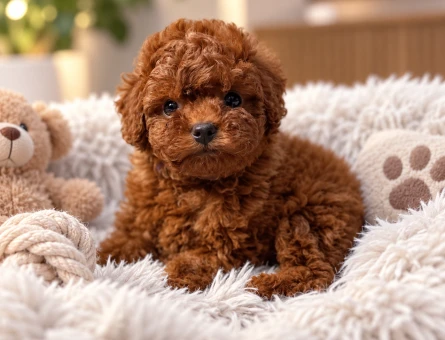Red Toy Poodle Yavrumuz Yeni Yuvasını Arıyor - 8315