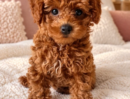 Apricot Toy Poodle Yavrumuz Yeni Yuvasına Hazır - 8413