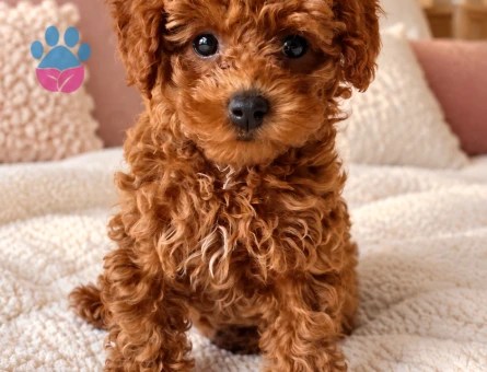 Apricot Toy Poodle Yavrumuz Yeni Yuvasına Hazır - 8413 - Görsel 3