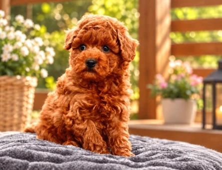 Kıvırcık Tüylü Toy Poodle Yavrumuz Ailesini Arıyor - 8415