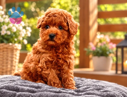 Kıvırcık Tüylü Toy Poodle Yavrumuz Ailesini Arıyor - 8415 - Görsel 3