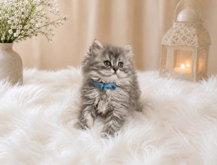 British Longhair Silver Tabby Erkek Yavrumuz - 4589