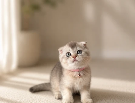 Scottish Fold Silver Tabby Dişi - 5225
