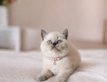 Topaç Kafa British Shorthair Blue Point Dişi - 5229