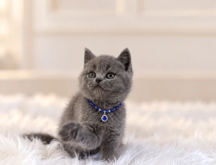 2 Aylık Gri British Shorthair Yuva Arıyor - 8635