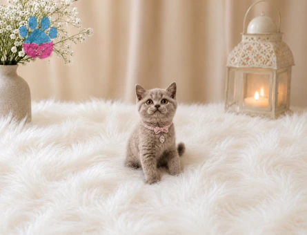 British Shorthair Lilac Renk Dişi Yavrumuz