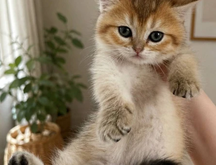 Safkan British Shorthair  Golden Tabby Dişi Yavru
