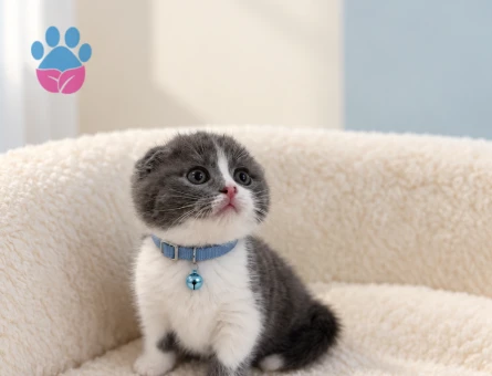 En Nadide Renk Scottish Fold Bicolor Erkek - 8800