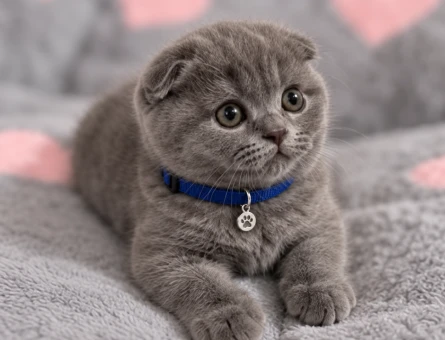 Duman Grisi Scottish Fold Erkek Yavrumuz - 8815
