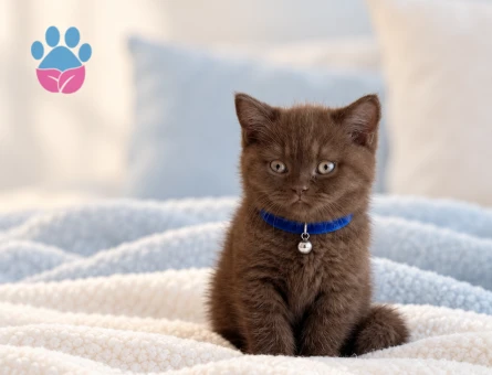 British Shorthair Çikolata Erkek Yavrumuz - 8825 - Görsel 3
